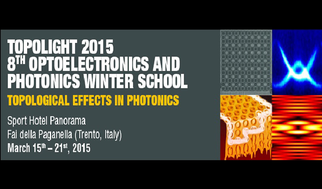 Winter School on Topological Effects in Photonics