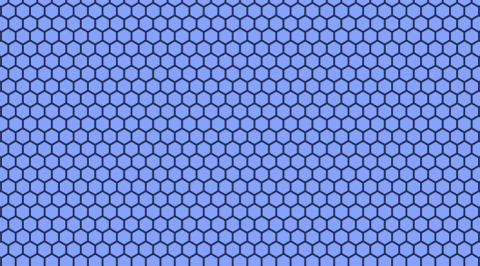 In a sheet of graphene, a carbon atom sits at the corner of each hexagon.